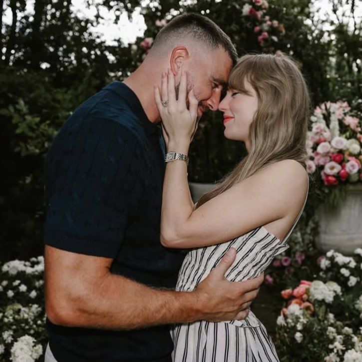 Taylor Swift and Travis Kelce Make Unified Wedding Statement in Christian Dior Haute Couture